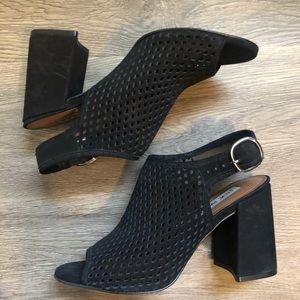 Steve Madden Peep Toe Chunk Heels
